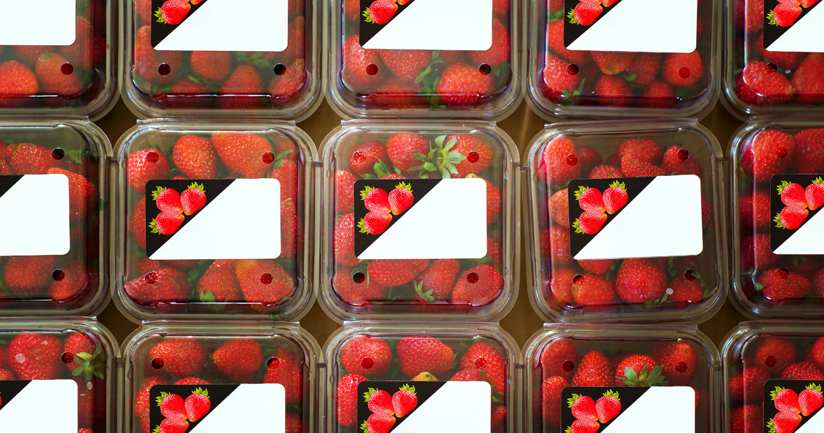 étiquettes pour fruits